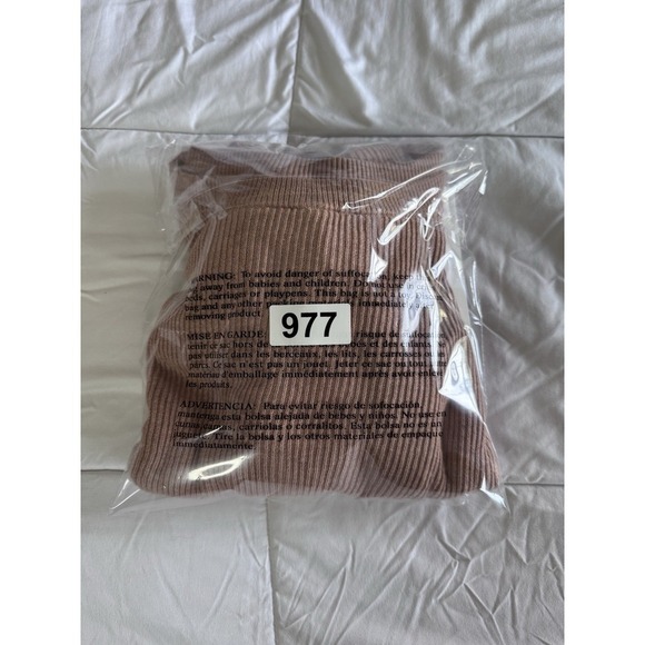 New Lululemon Reversible Crossover Sweater Size XL LW3IU5S Warm Beige $128 NWT - Picture 10 of 10